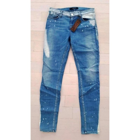 $238 J BRAND JEANS 910 Zephyr Denim AS SEEN ON KENDALL Low Rise Skinny ( 28 ) - Picture 10 of 12